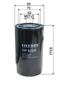 filtr olejový OP626/6 PL