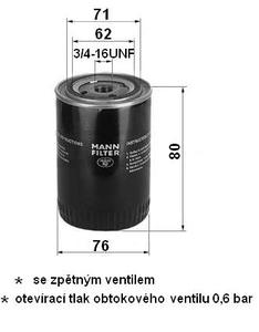 filtr olejový W712/21