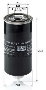 filtr palivový WK950/16x