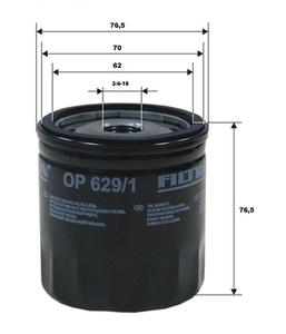 filtr olejový OP629/1