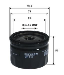 filtr olejový OP518
