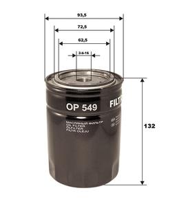 filtr olejový OP549