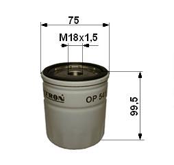 filtr olejový OP541 PL