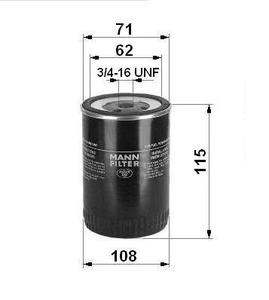 filtr olejový W1130