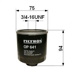 filtr olejový OP641 PL