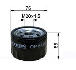 filtr olejový OP643/3 PL