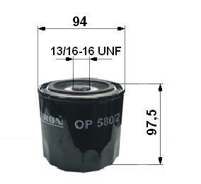 filtr olejový OP580/2 PL